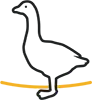 Yellow Goose Icon